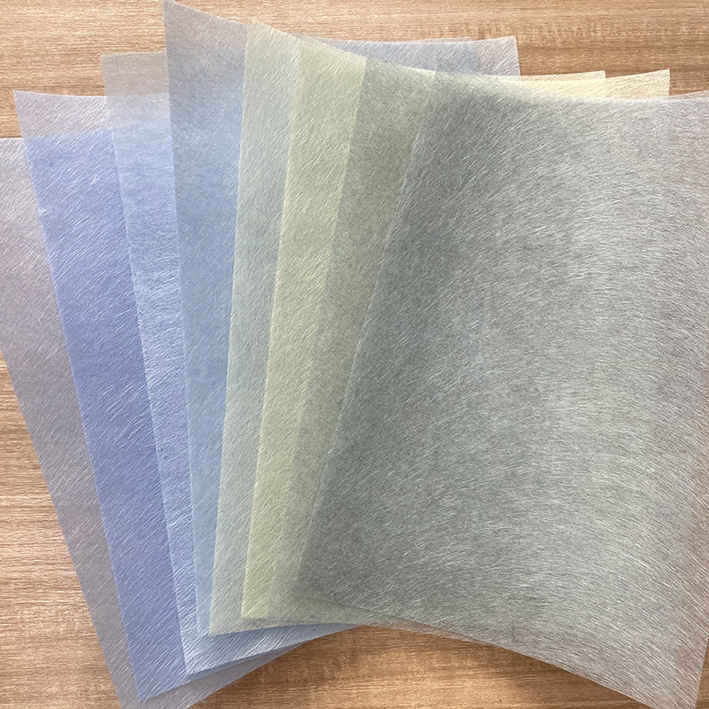 Customized Colors For Fiberglass Tissue Facing Mat